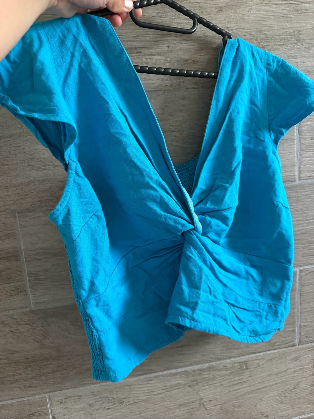 Top azul